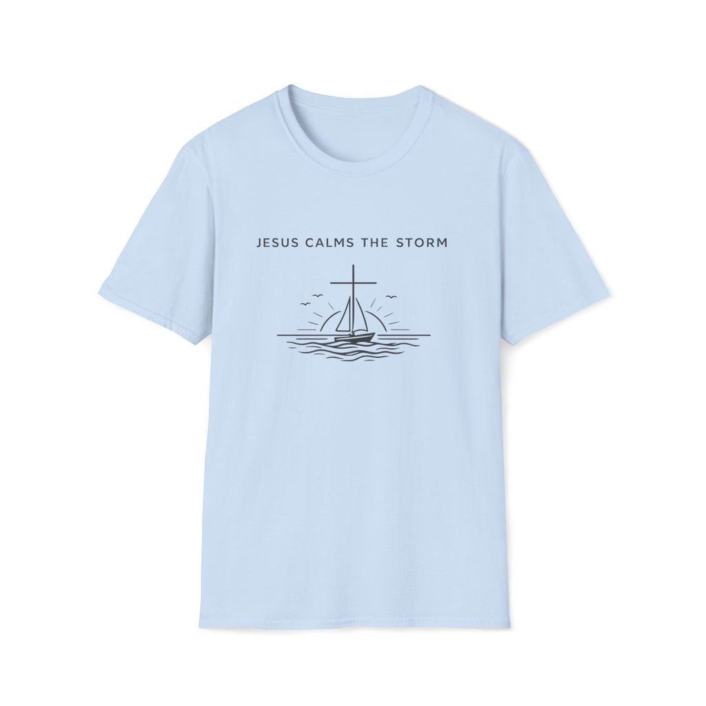 Jesus Calms the Storm Boating T-Shirt
