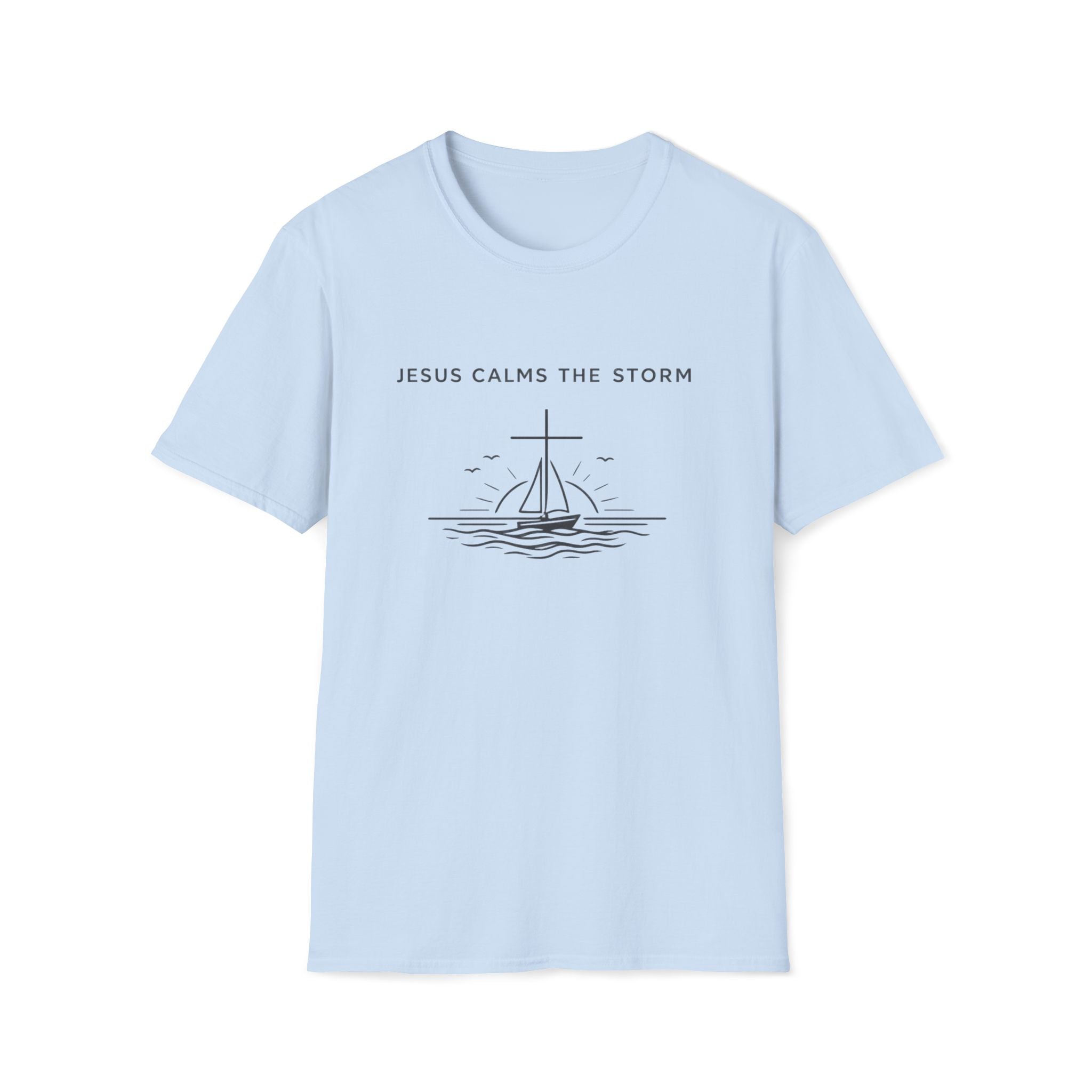 Jesus Calms the Storm Boating T-Shirt