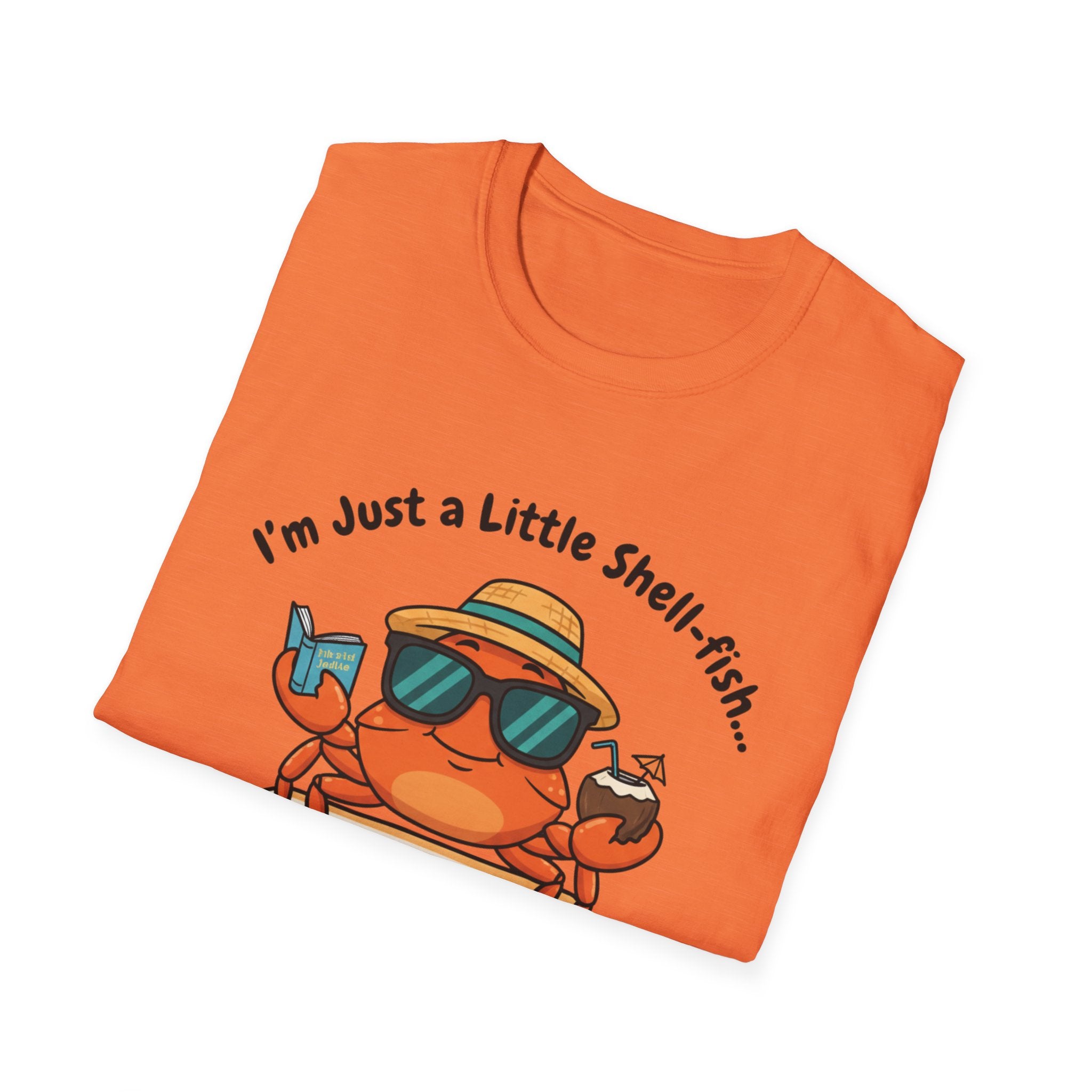 I'm Just a Little Shell-fish I Need Jesus and the Beach - T-Shirt