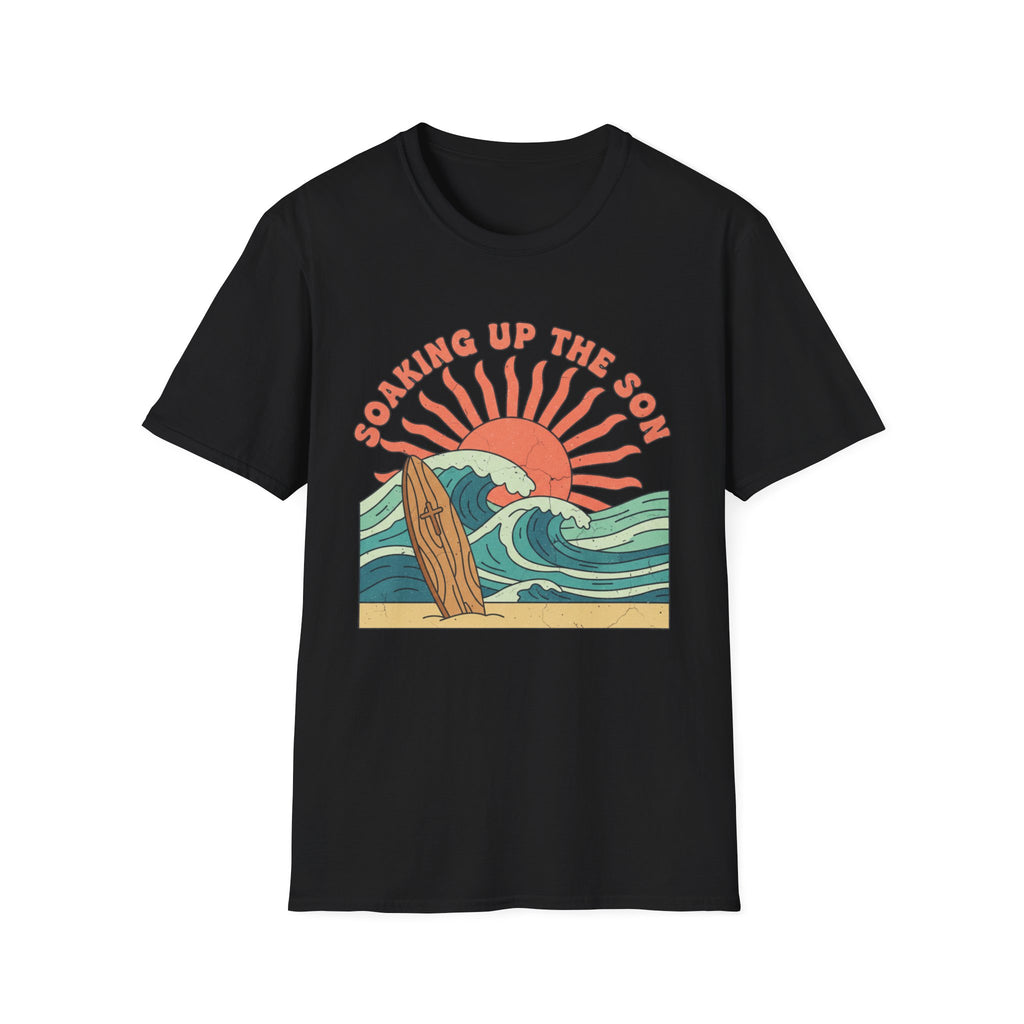 Soaking Up The Son Retro - T-Shirt