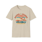 Saved & Sandy Beach Umbrella Retro T-Shirt