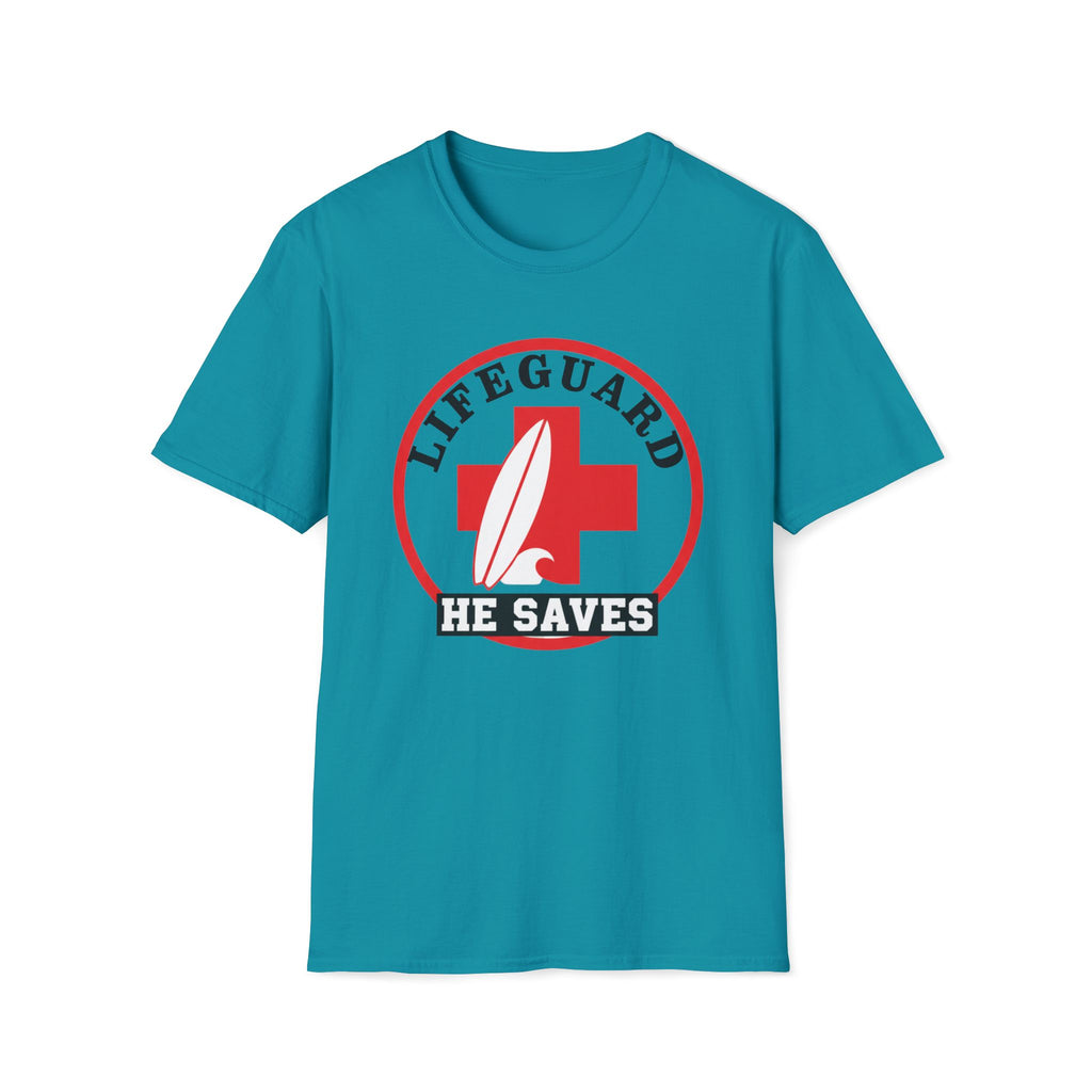 Life Guard He Saves Surf Medical T-Shirt
