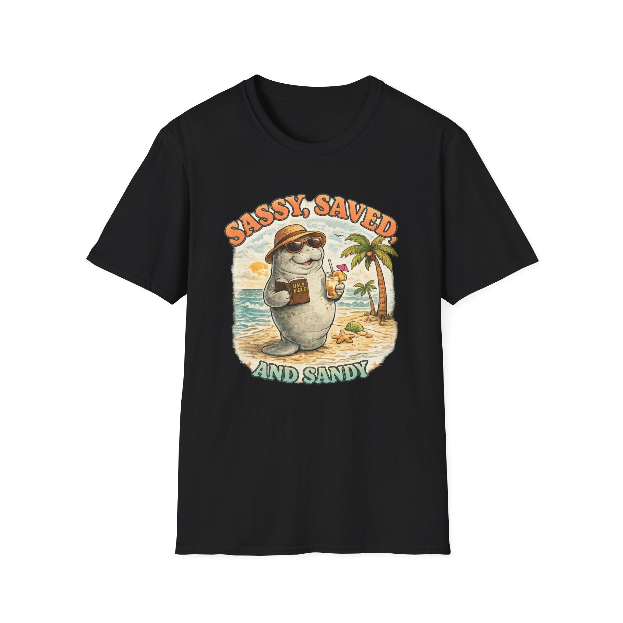 Sassy Saved and Sandy Manatee - T-Shirt