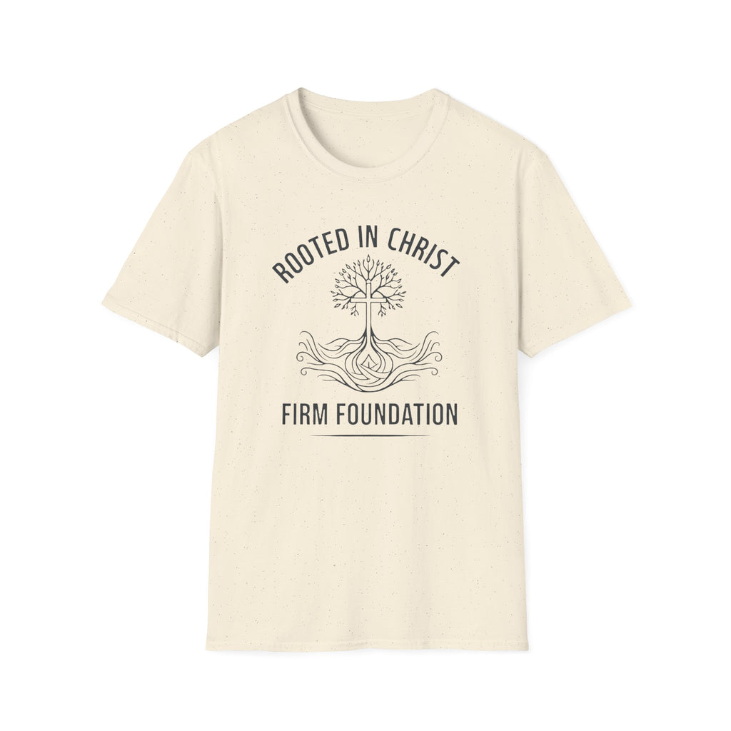Rooted in Christ Firm Foundation - T-Shirt