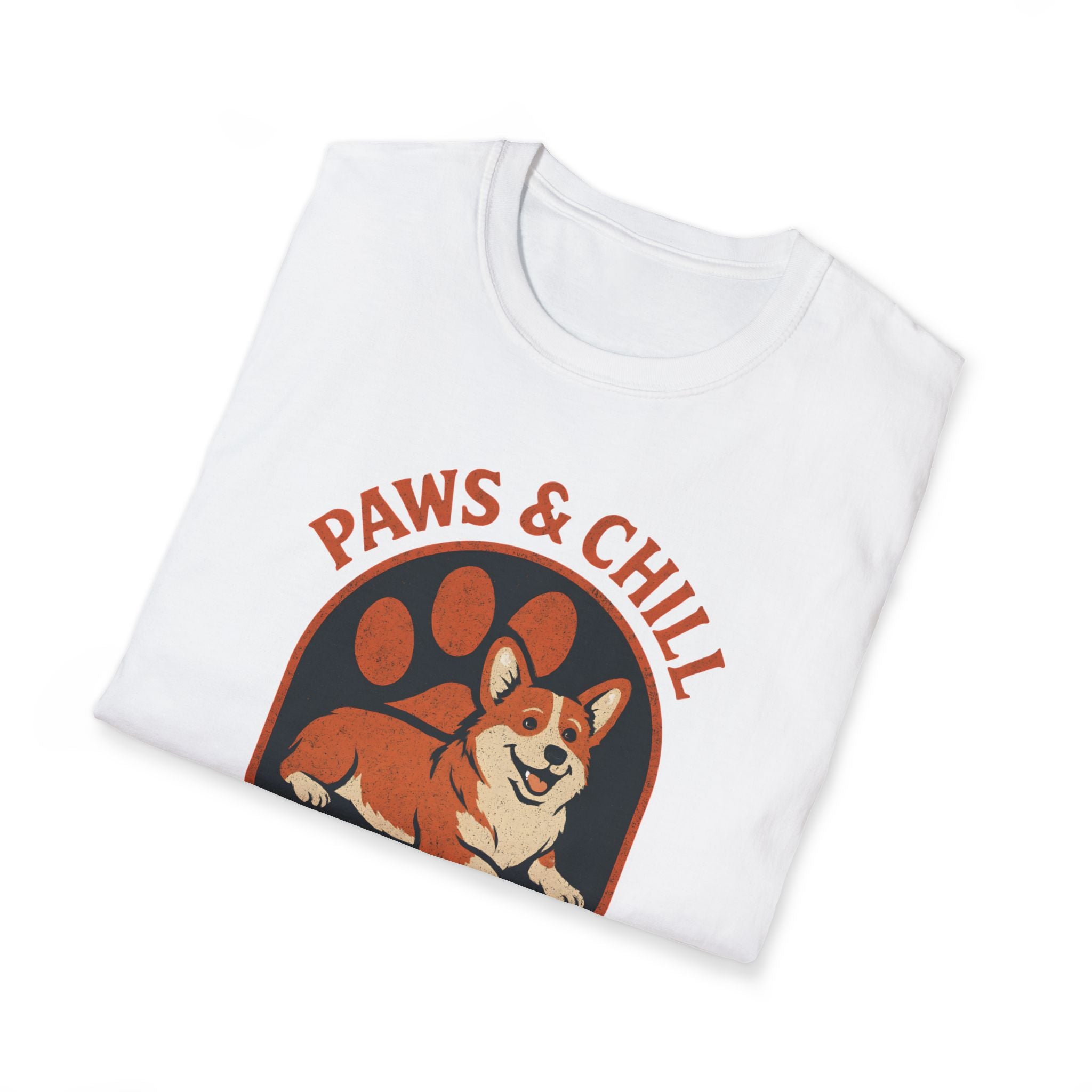 Corgi Paw Print T-Shirt