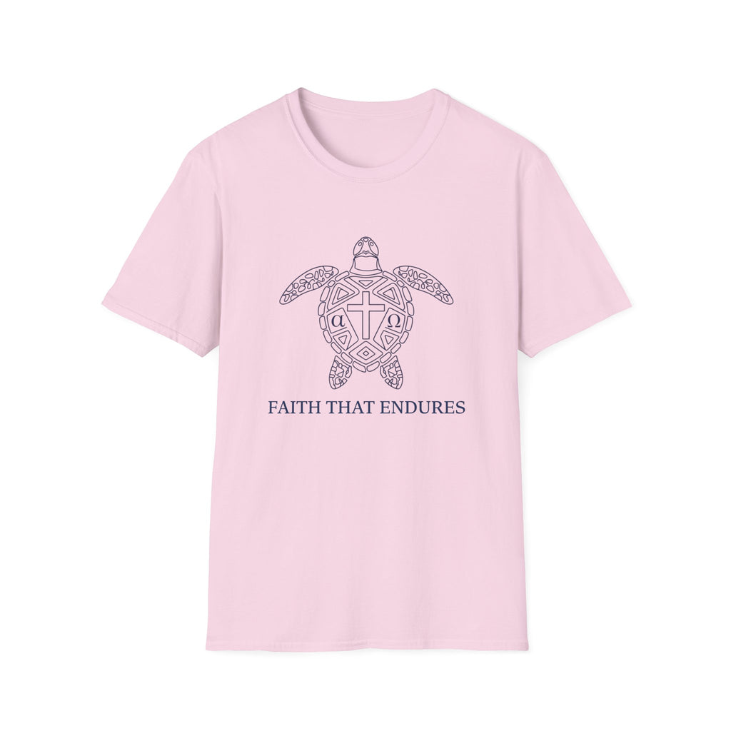 Faith That Endures Alpha Omega Turtle - T-Shirt